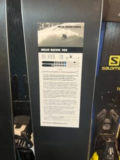 Ski Black Diamond Helio Recon 105 (NIEUW) + Marker Kingpin -SneeuwSpel Winkel IMG 0475