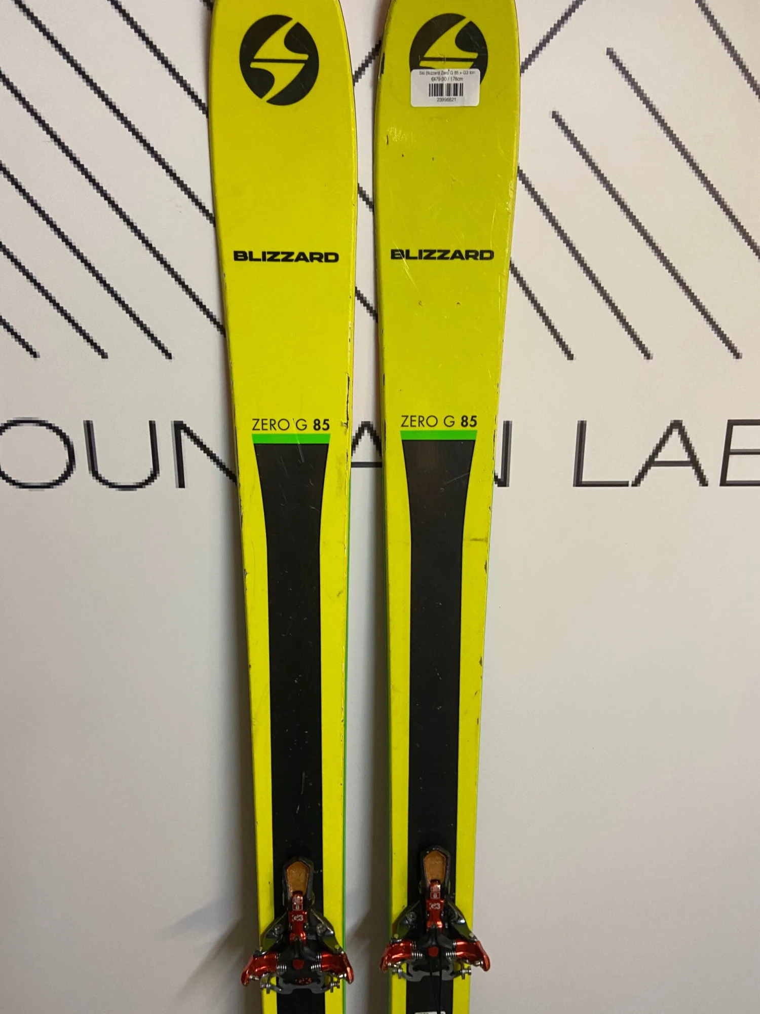 Ski Blizzard Zero G 85 + G3 Ion + Vellen 4 Ski Blizzard Zero G 85 + G3 Ion + Vellen - Afbeelding 2