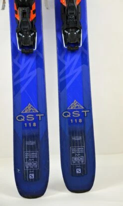 Ski Salomon QST 118 + Salomon Guardian 13 MNC -SneeuwSpel Winkel SkiSalomonQST118Guardian Tail
